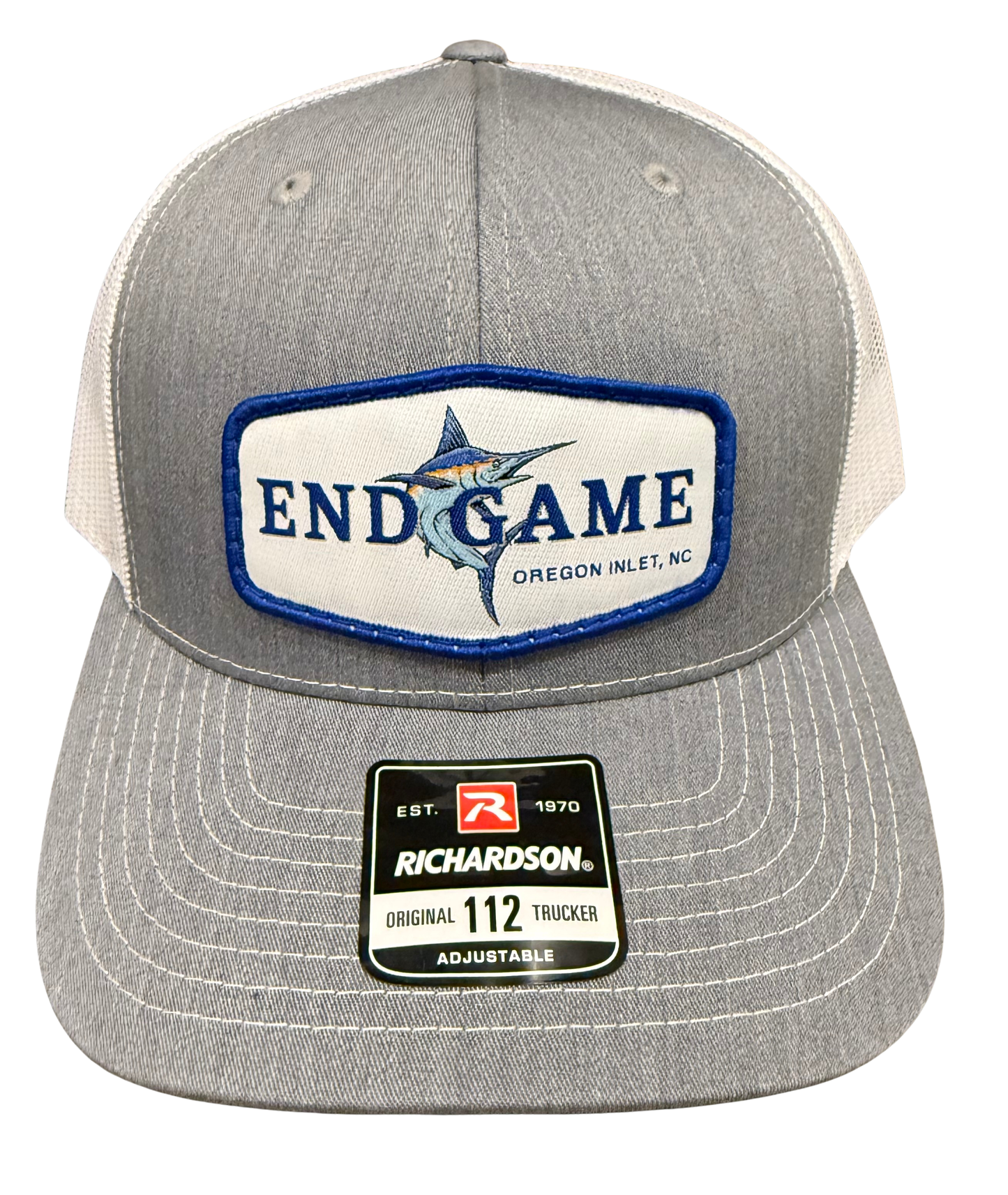 Richardson 112 Heather Grey & White hat