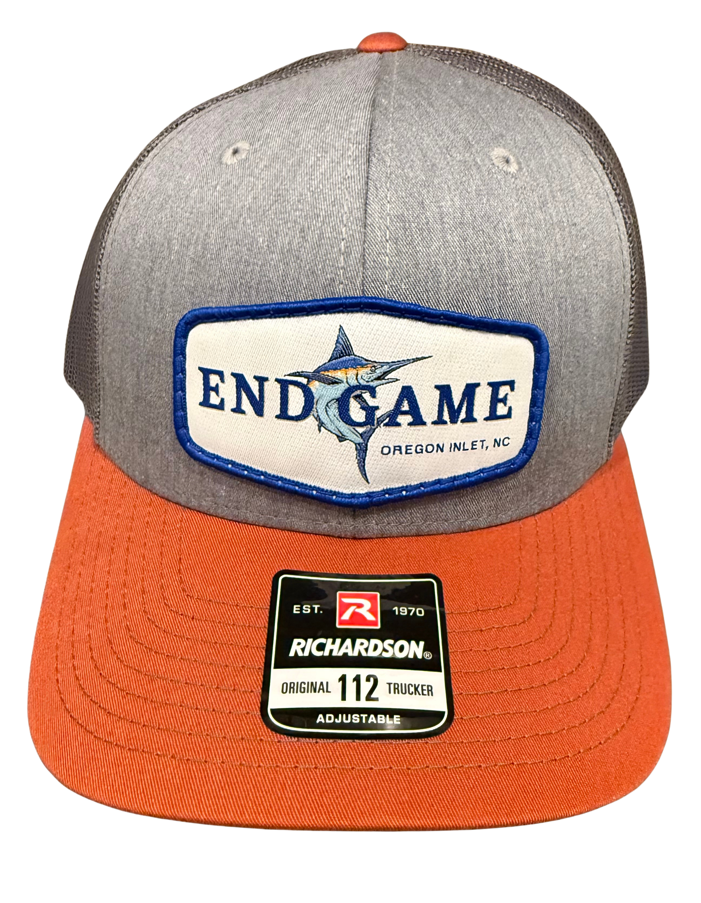 Richardson 112 Burnt Orange & Heather Grey