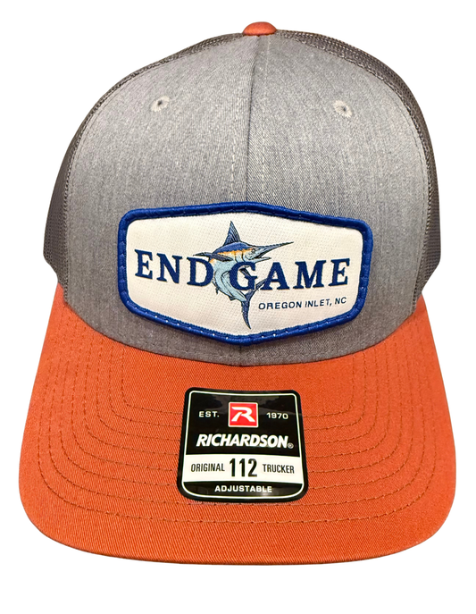 Richardson 112 Burnt Orange & Heather Grey