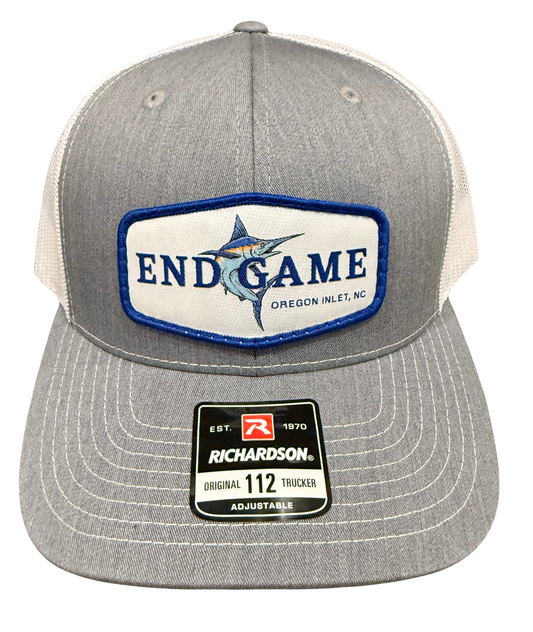Richardson 112 Heather Grey & White hat